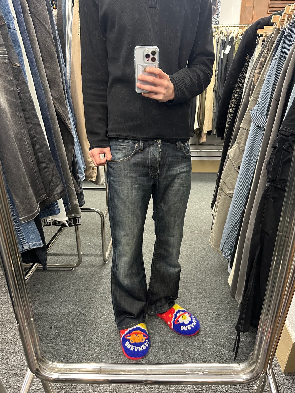 지스타 빈티지 부츠컷 데님팬츠 상품이미지1