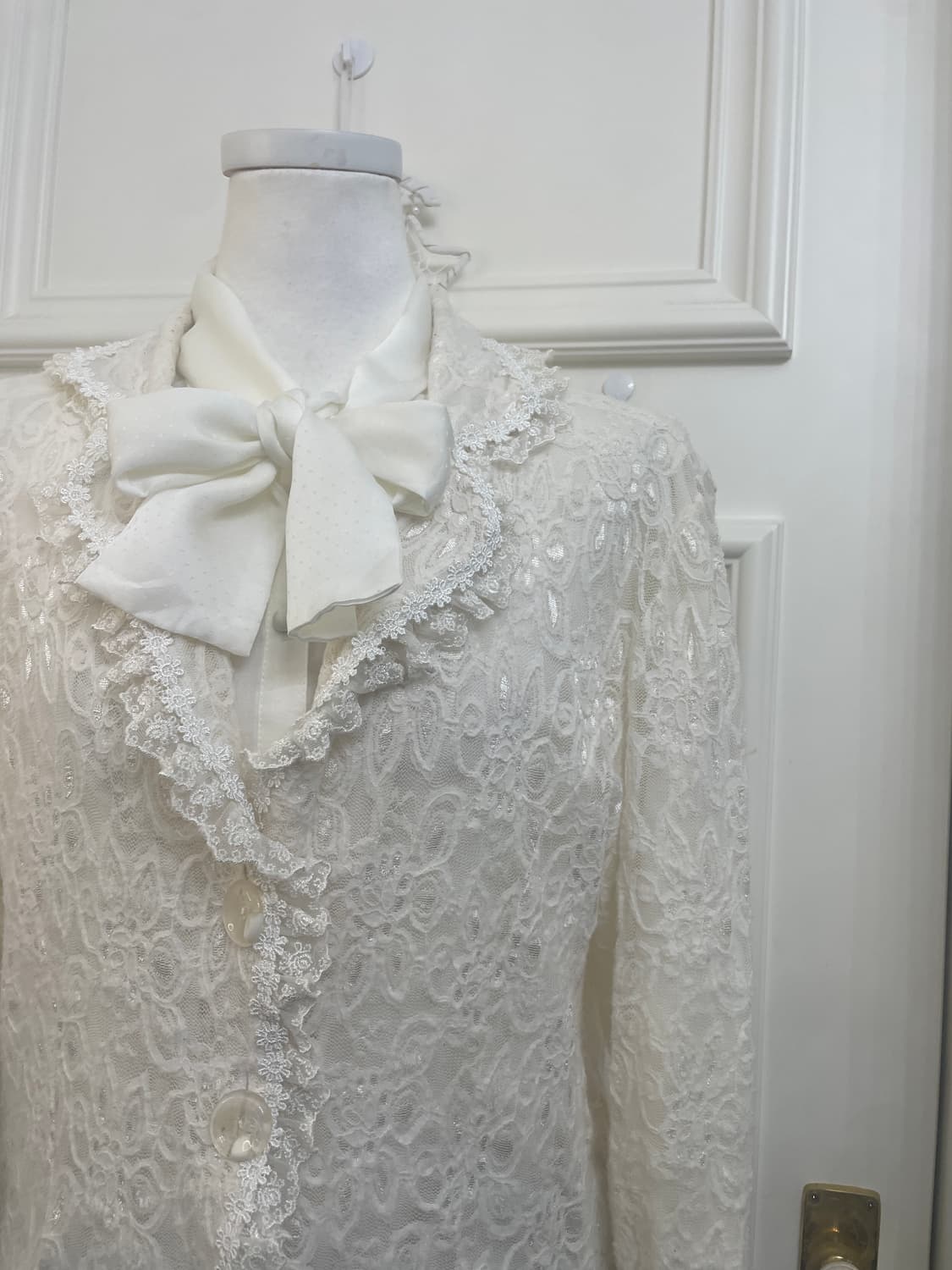 ivory lace fairy lovely jacket(size-M~L) 상품이미지8