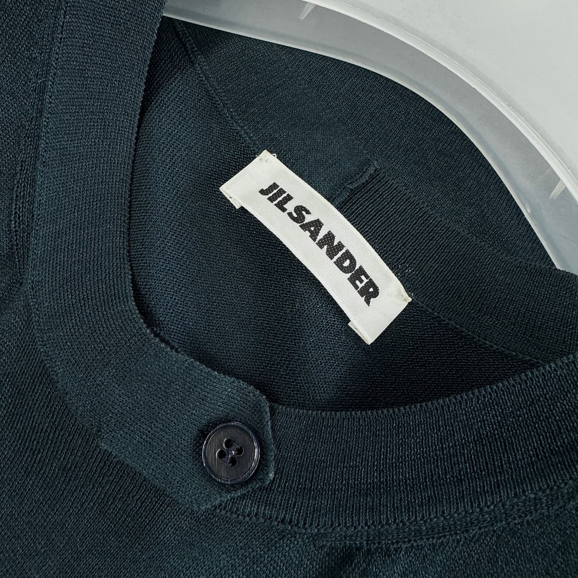 질샌더 코튼 실크 슬리브리스 니트 탑 상품이미지2