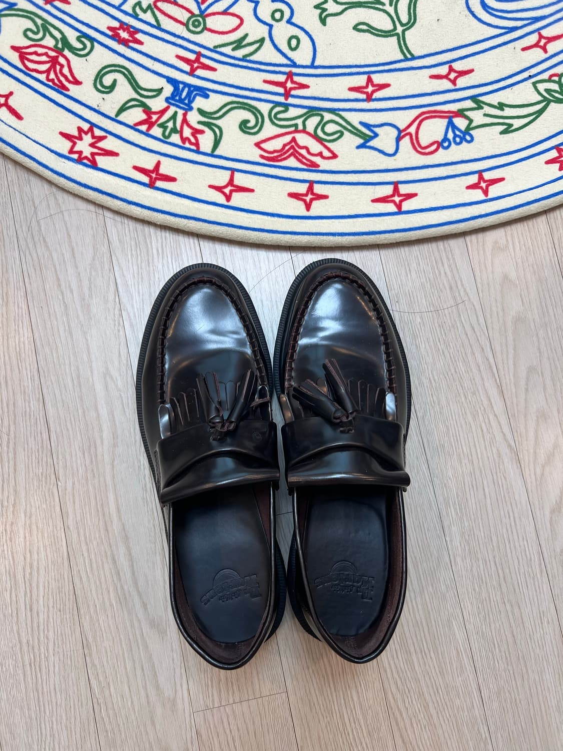 닥터마틴 아드리안 레더 로퍼 체리레드 상품이미지1