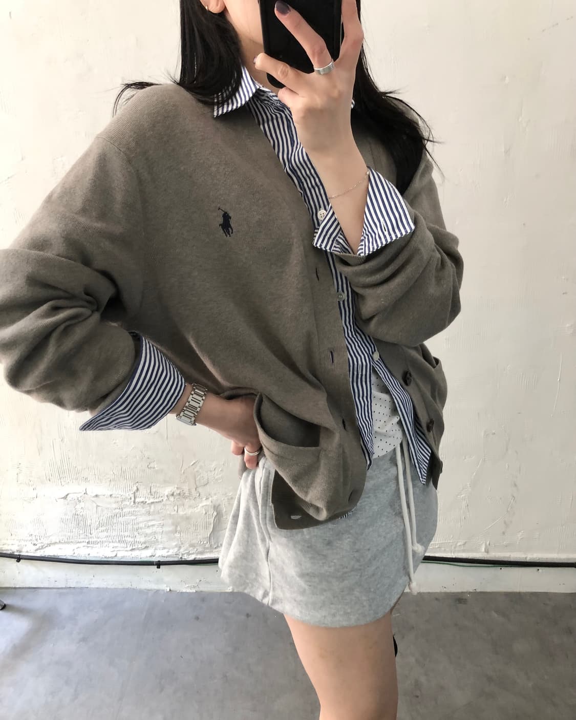 COMMEdesGARCONS 꼼데가르송 블랙와펜 스트라이프 셔츠 우먼 상품이미지4