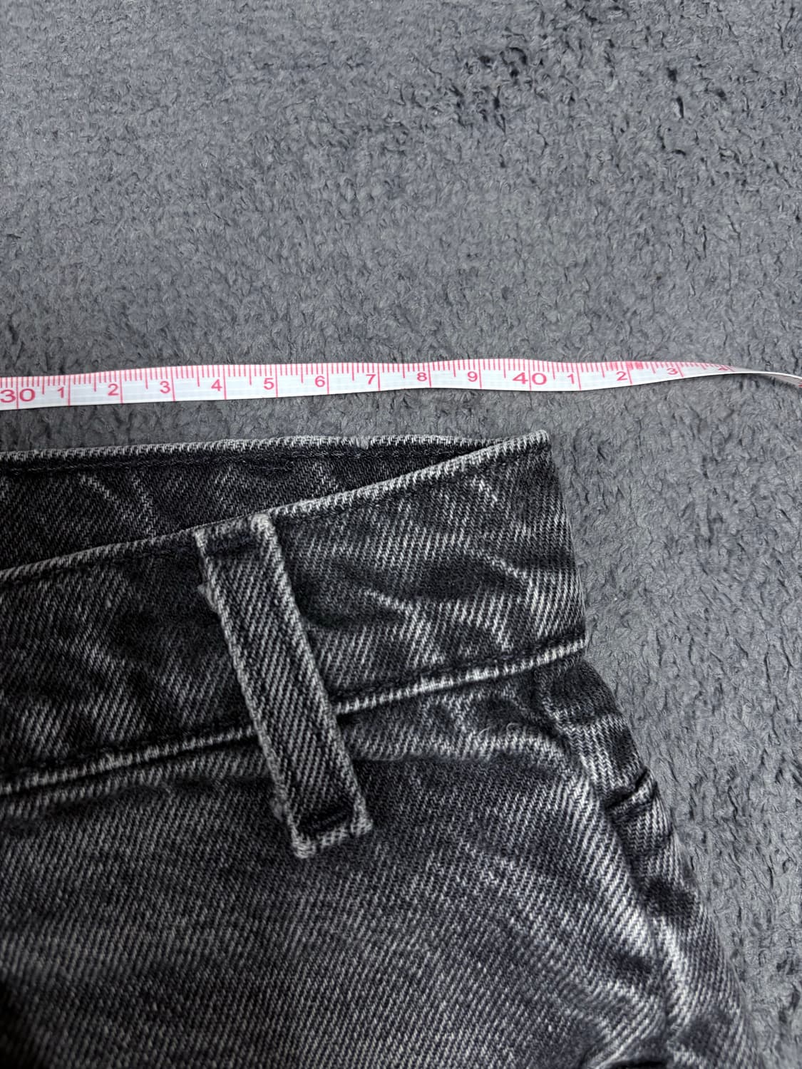 (33x34, 실측 32) 리바이스 505 USA 오렌지탭 흑청 상품이미지10