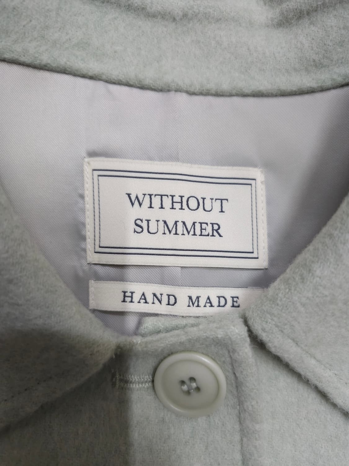 위드아웃썸머 핸드메이드 숏코트 상품이미지5