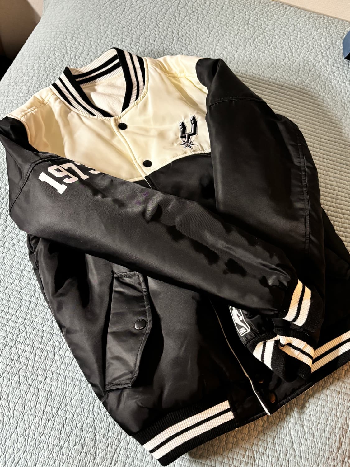 NBA 스퍼스 바시티 자켓 S 상품이미지8