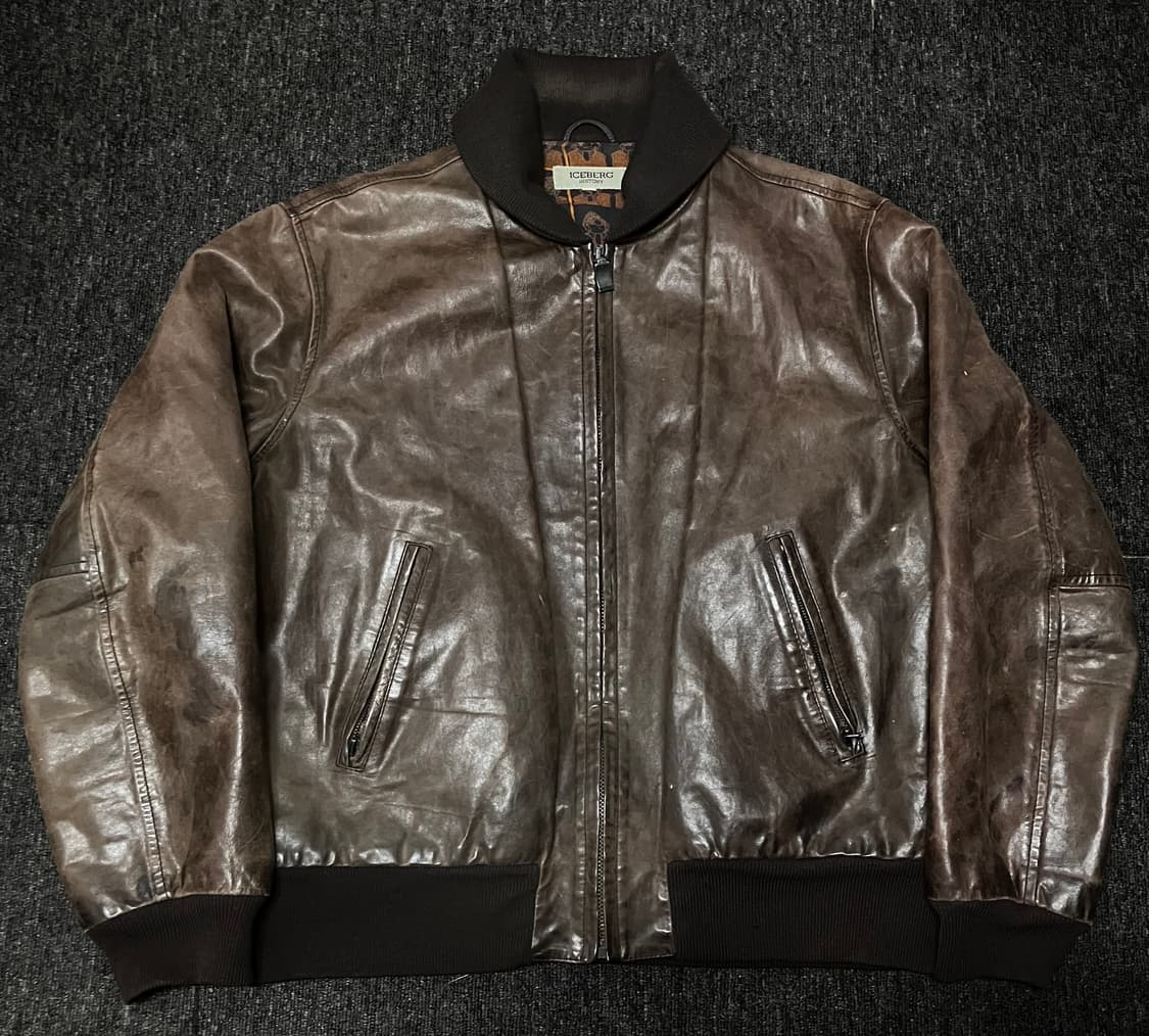 iceberg 90s leather jacket 상품이미지2