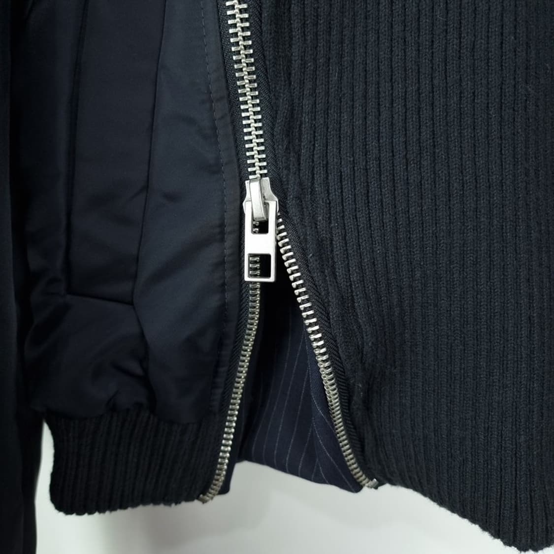 [자라] 하이넥 크롭 오버핏 블루종 봄버 자켓 M19346 상품이미지6