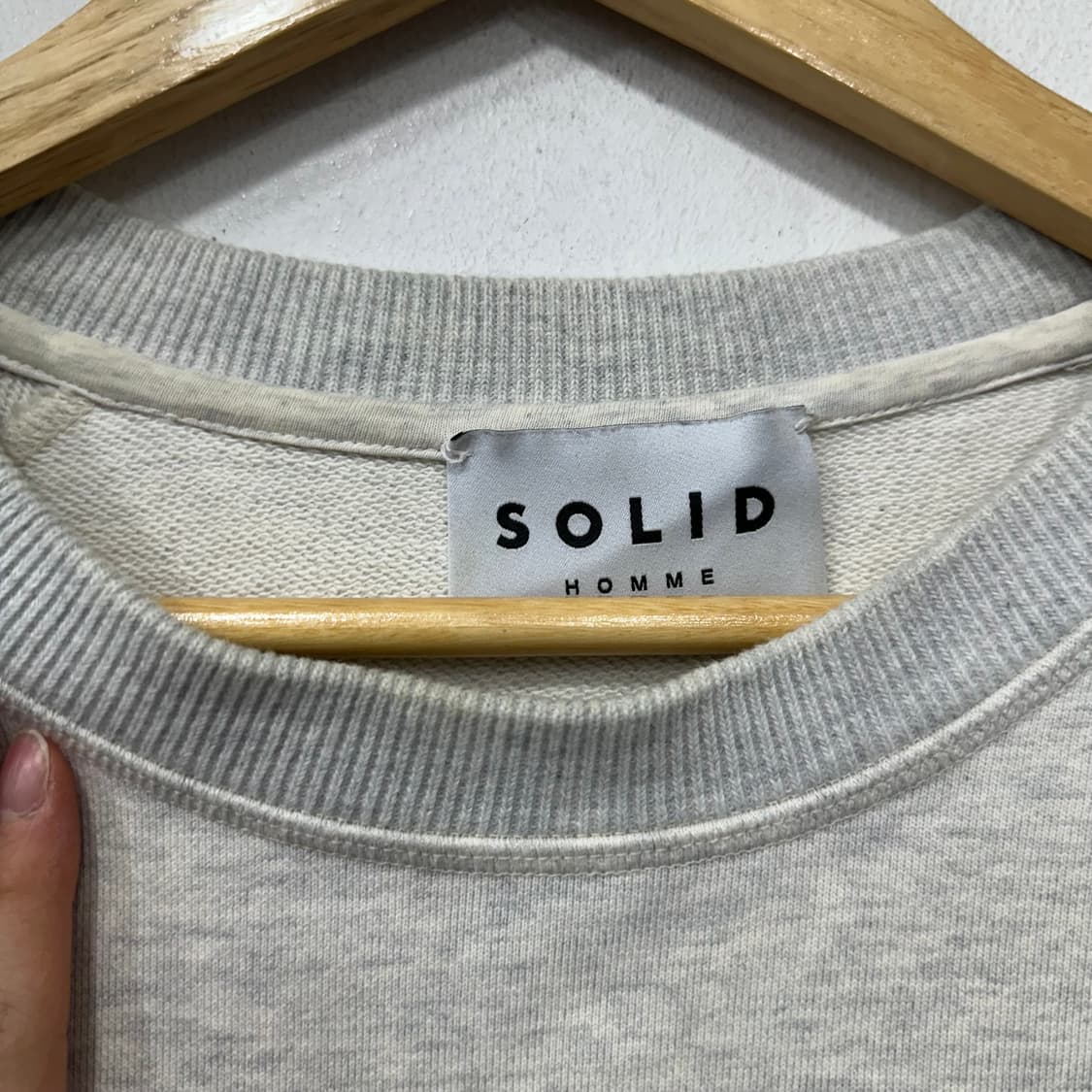 솔리드 옴므 맨투맨 상품이미지3