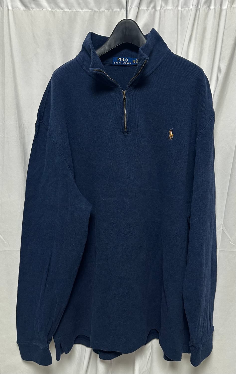 no.167 폴로 랄프로렌 네이비 하프집업 xxl 상품이미지1