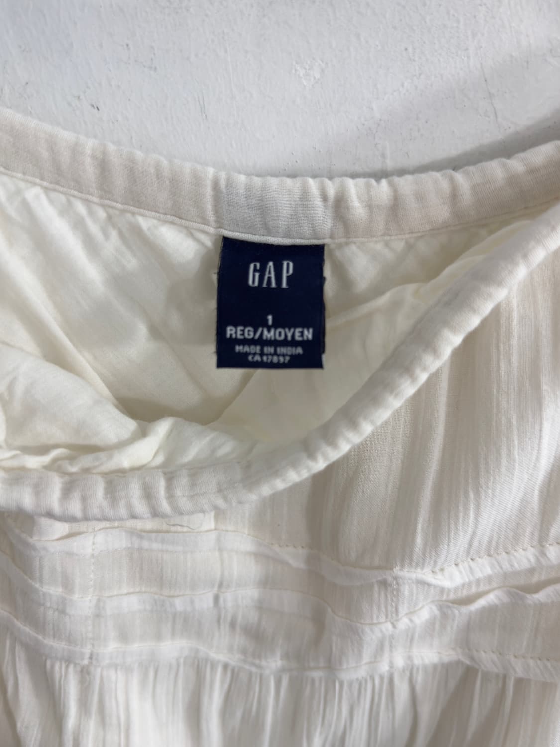 gap white tiered skirt 상품이미지4