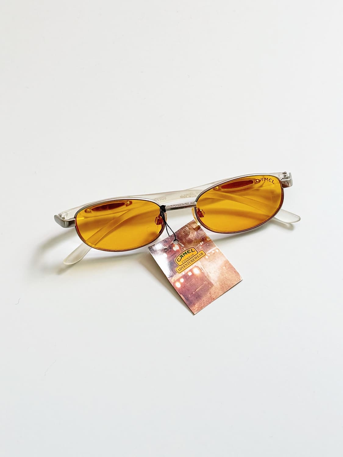 90s CAMEL 카멜 슬림 스퀘어 틴트 빈티지 선글라스 상품이미지1