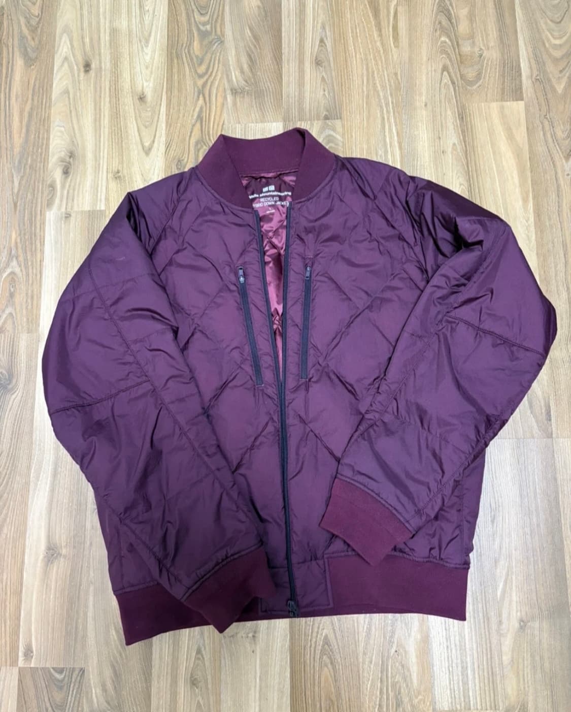 유니클로 화이트 마운티니어링 다운 자켓 L 상품이미지1