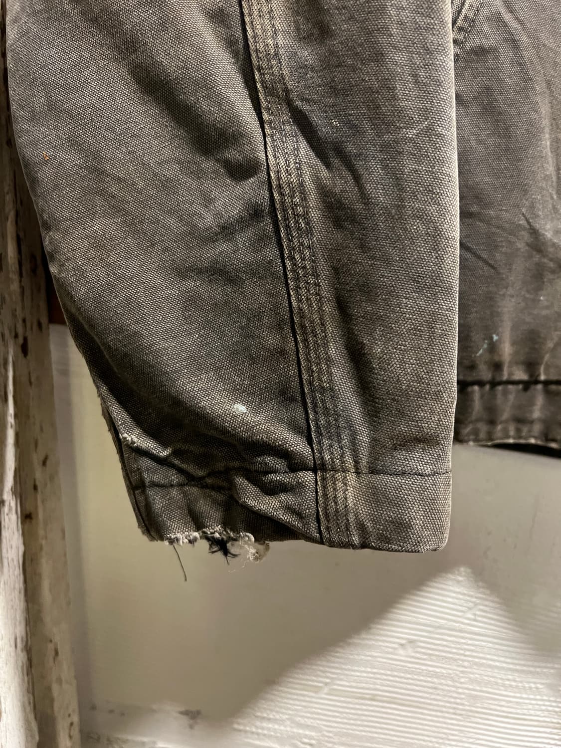 [XL]칼하트 USA Made J97 PTL 차콜 디트로이트 워크 자켓 상품이미지7