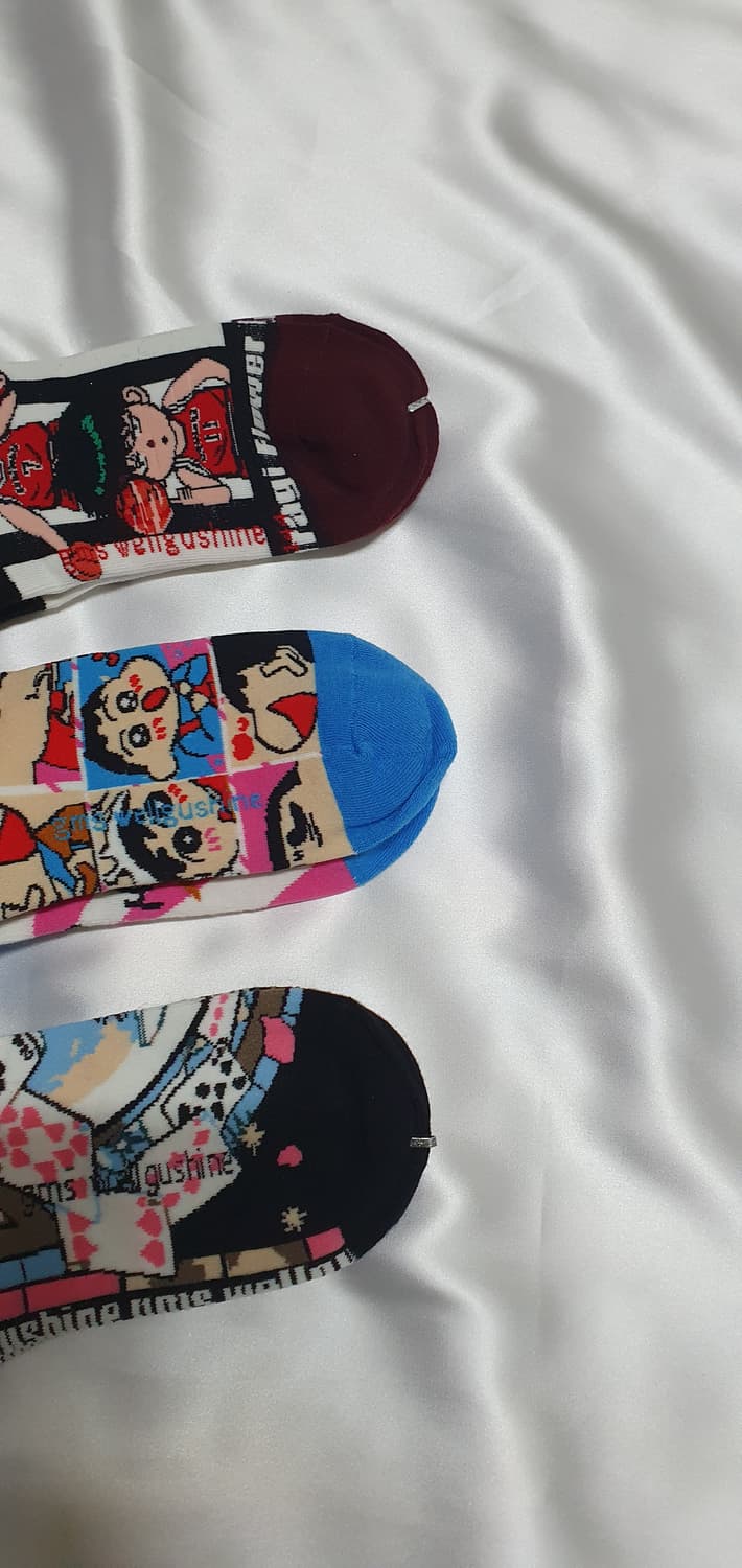 핑크블루 레드와인  농구 귀요미 양말 상품이미지8