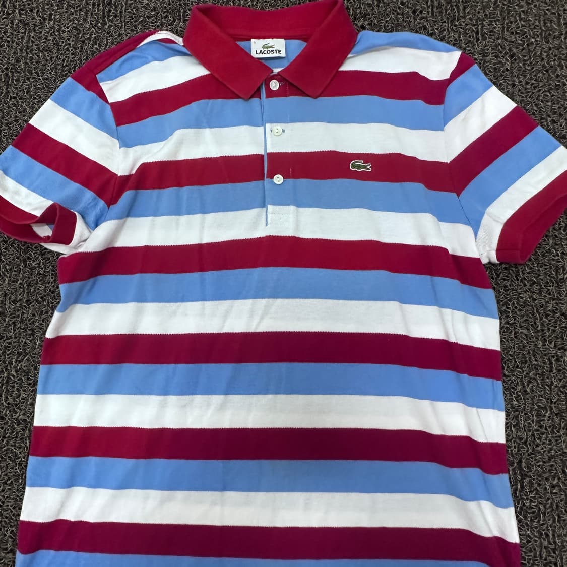 라코스테 스트라이프 반팔티셔츠 105(XL) 상품이미지2