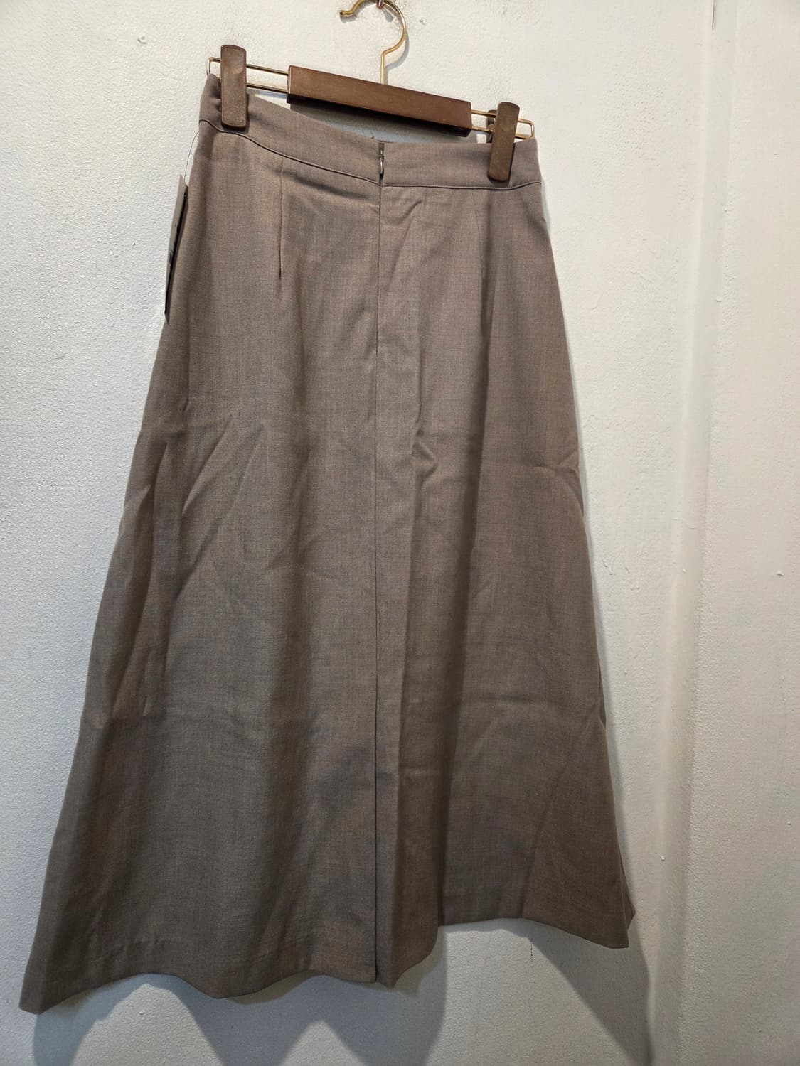 미쏘 베이지 A라인 롱 스커트  상품이미지2