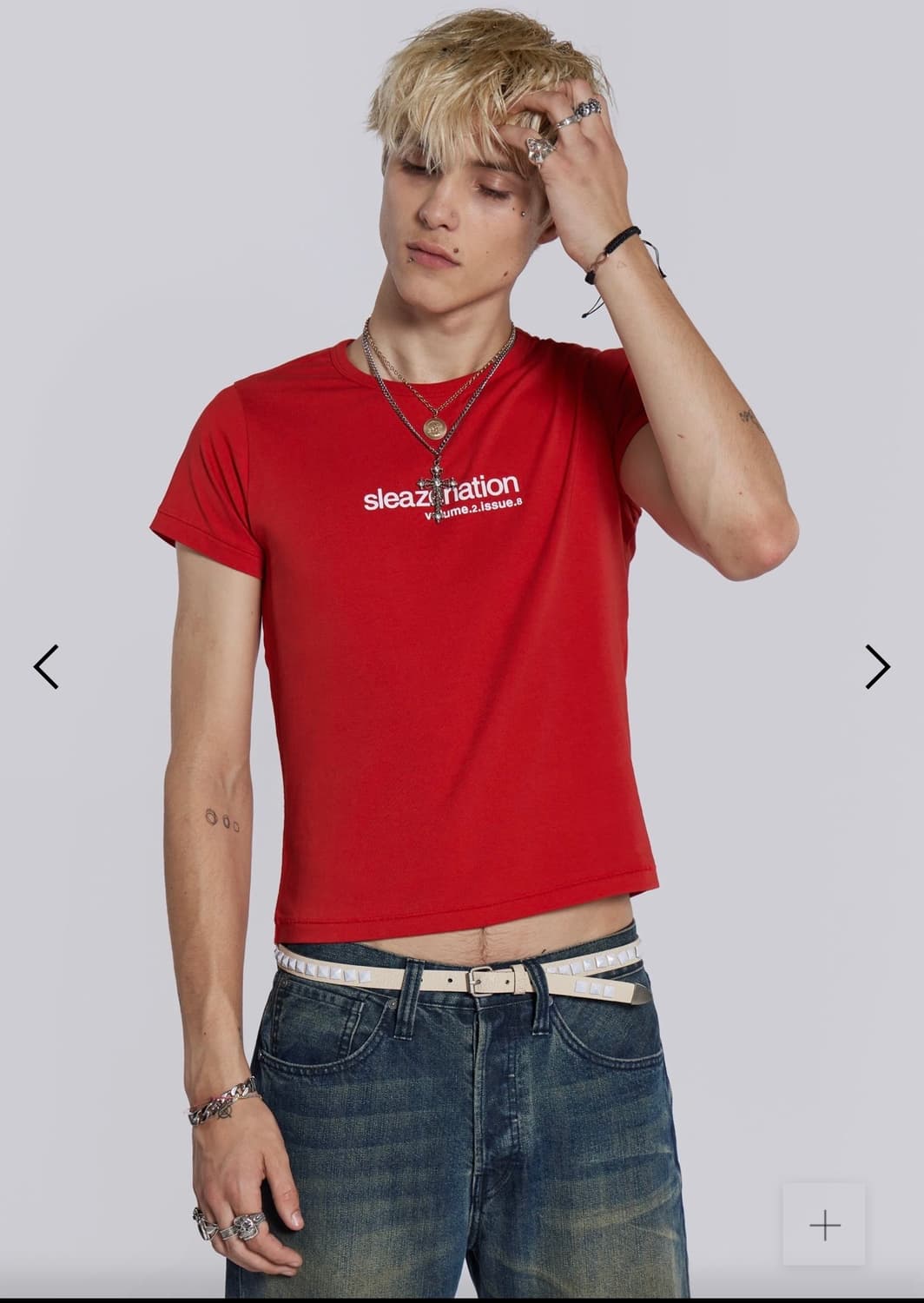 제이디드런던 Red How are you Tee 상품이미지1