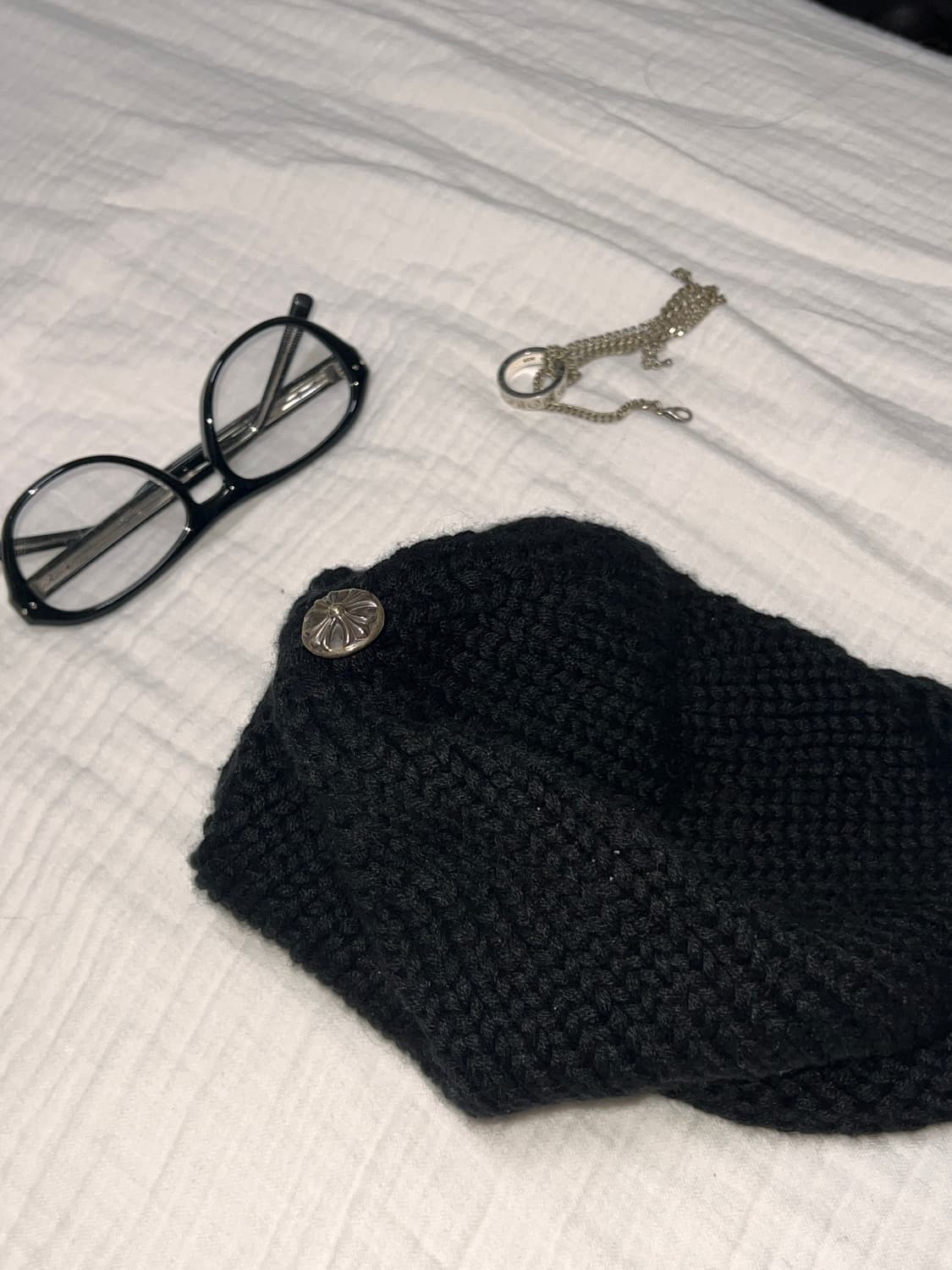 크롬하츠 크로스 비니 (캐시미어) 상품이미지3