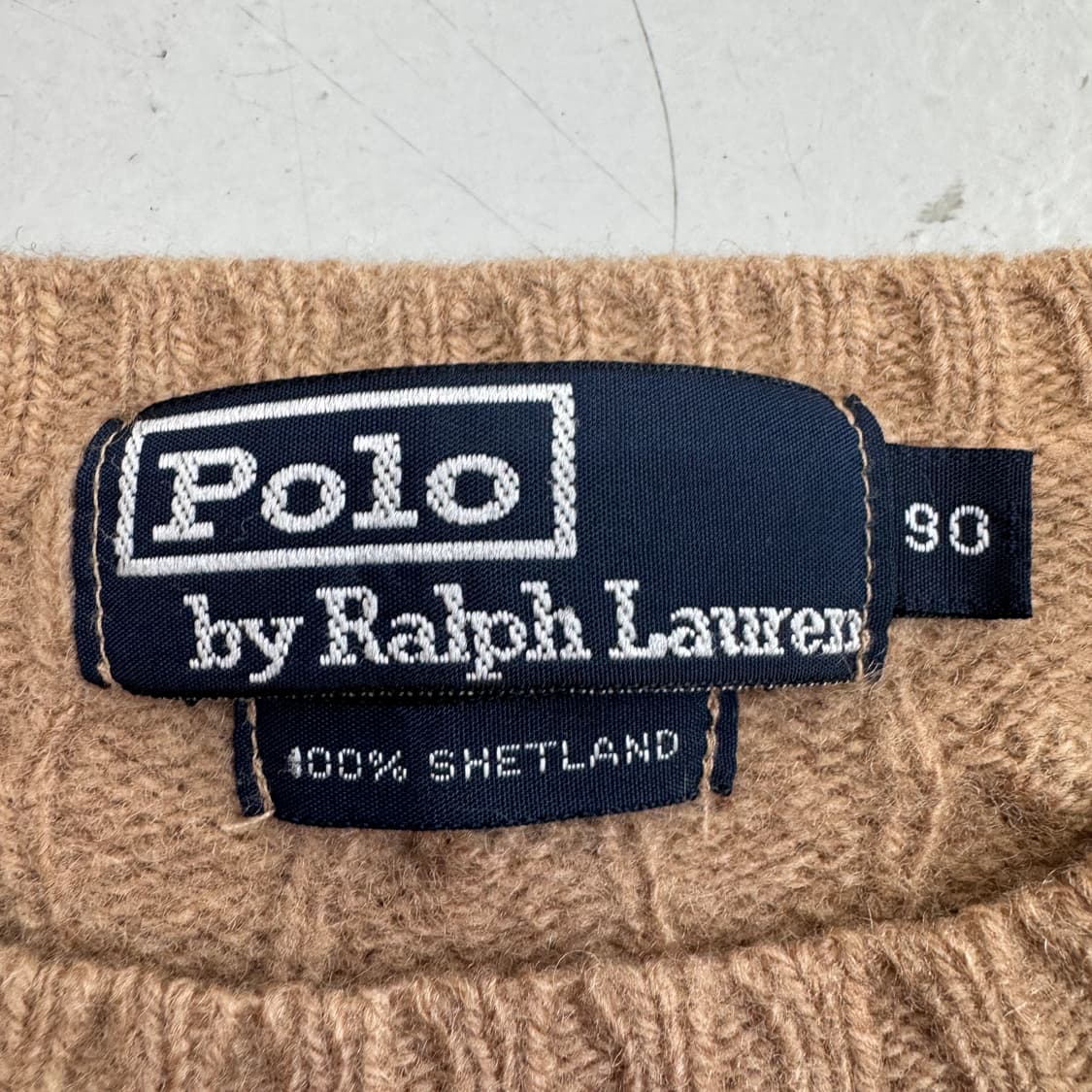 폴로 포니 90s 꽈배기 니트 상품이미지5