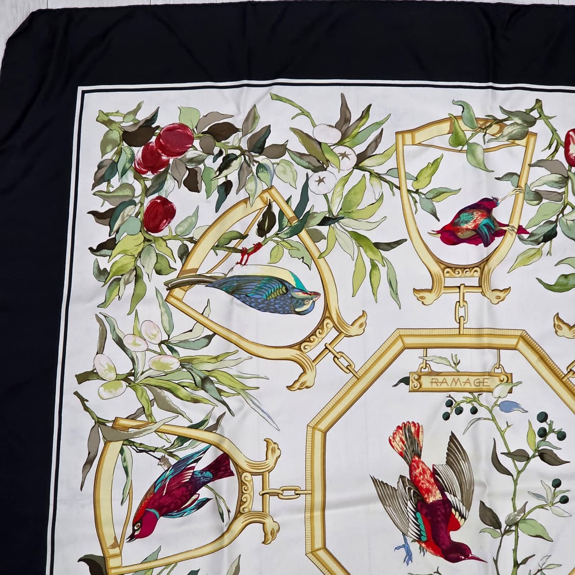 에르메스 90s 까레90 RAMAGE 라마지 라마쥬 패턴 스카프 상품이미지3