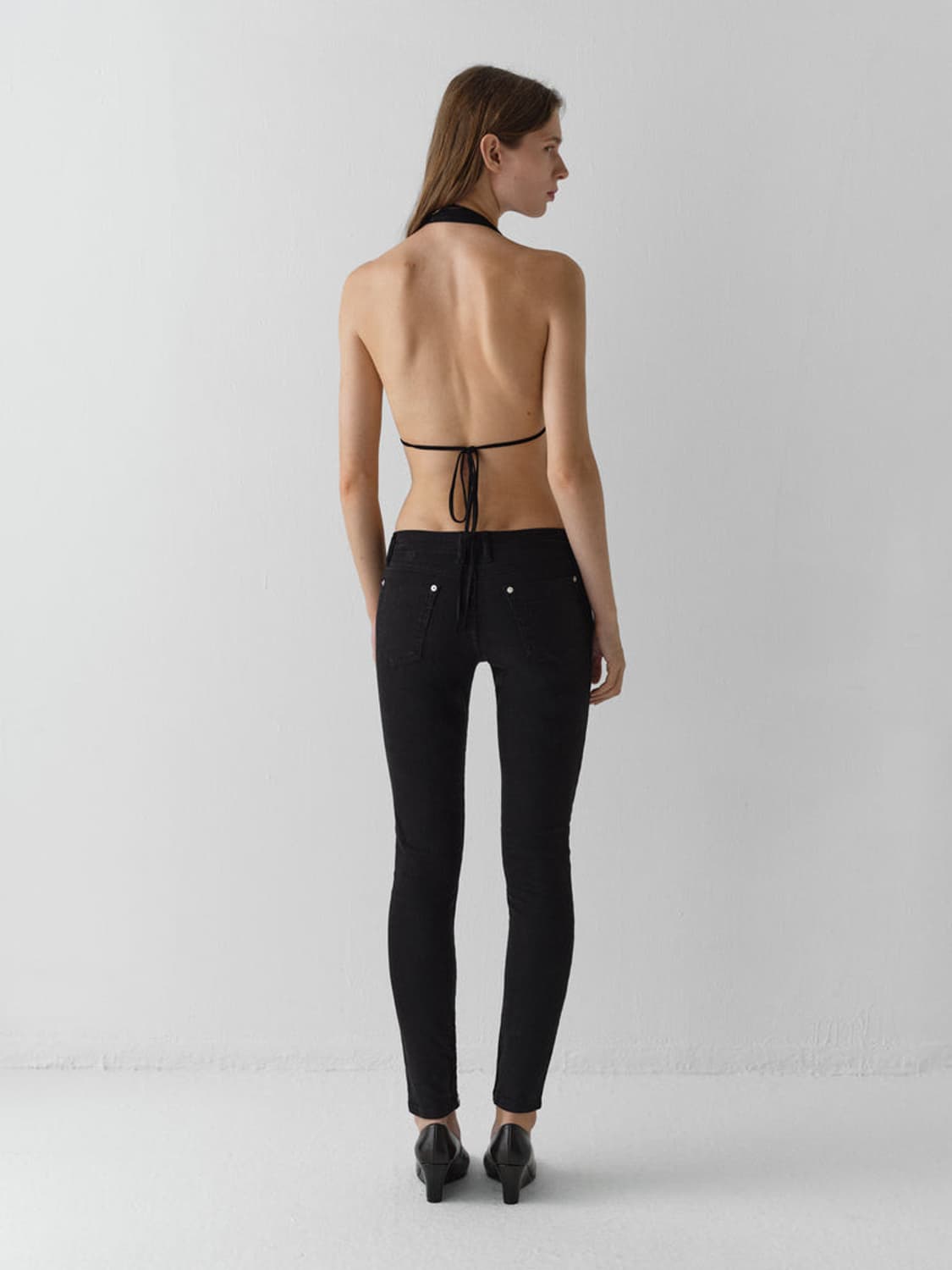 [S]기마구아스 Mia 버클 홀터넥 탑/블랙 상품이미지8