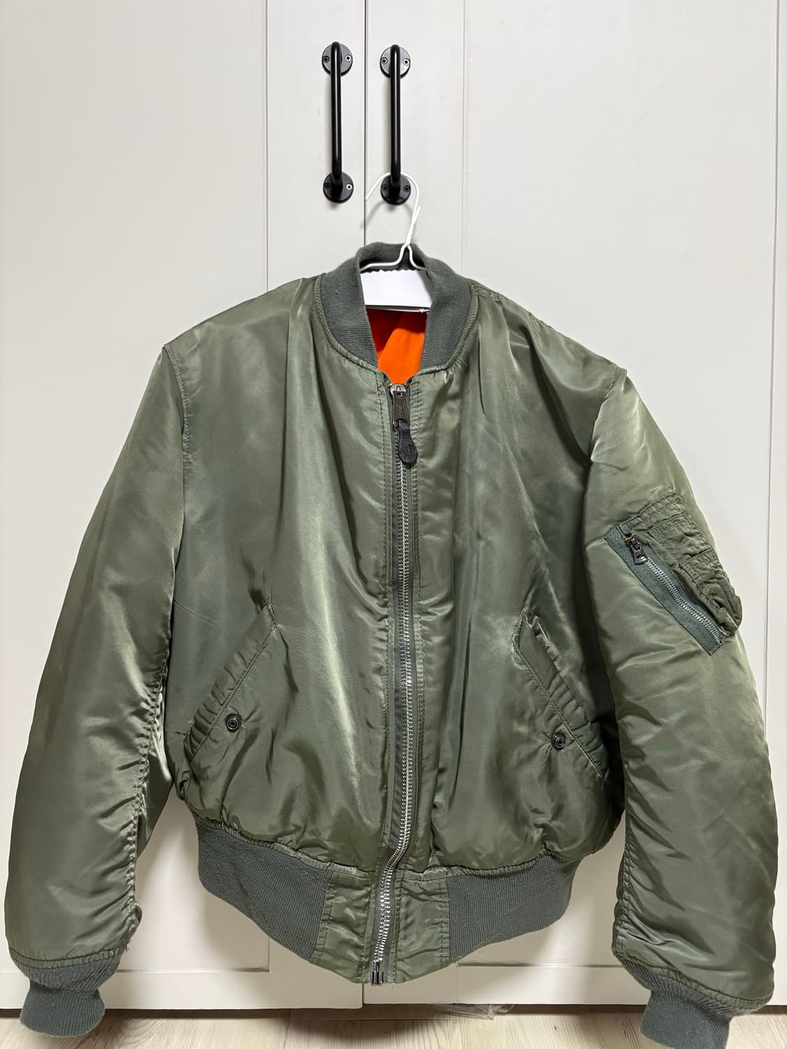 90s Alpha Industries ma-1 usa (L) 상품이미지1