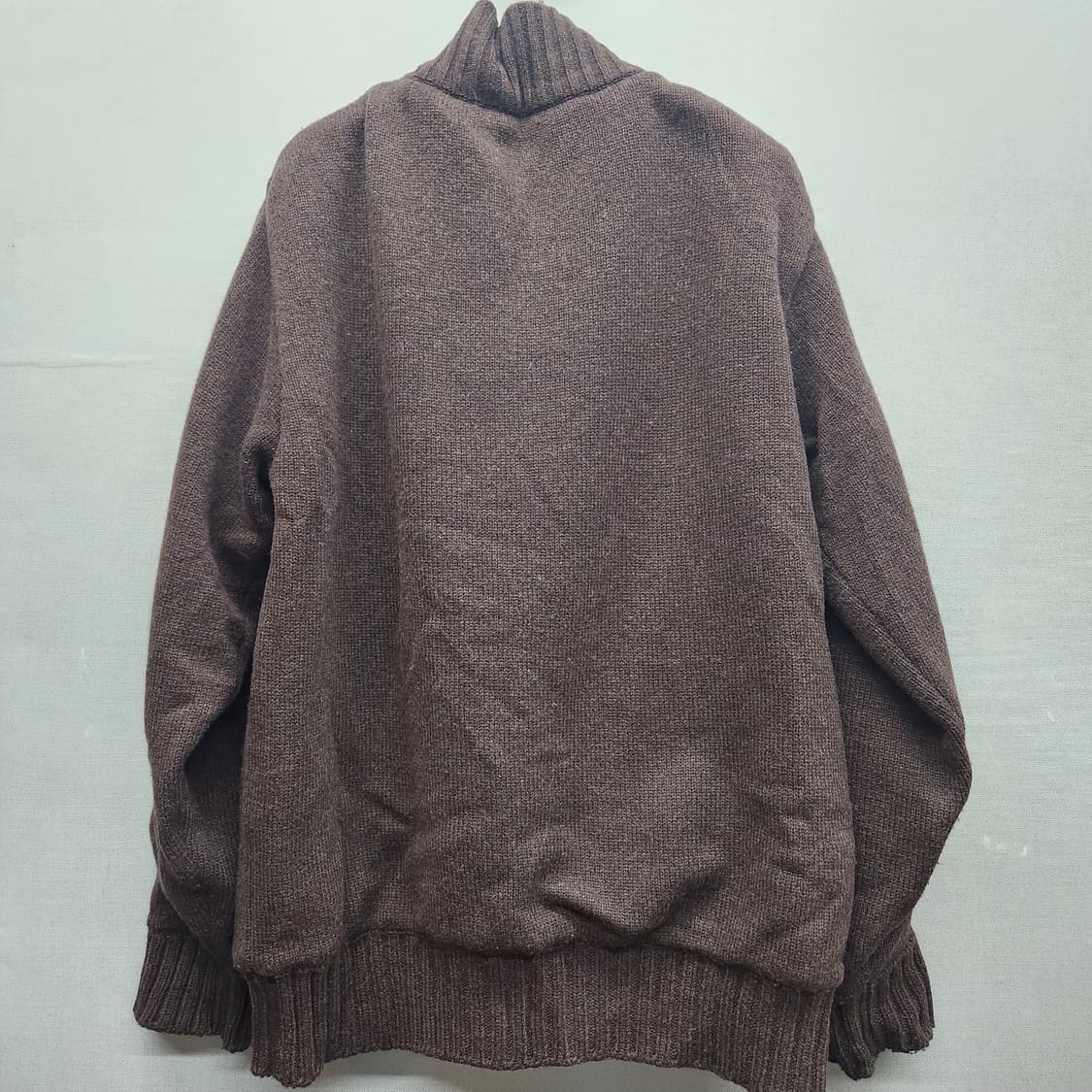 헤지스 로고 풀 니트 집업 XL 상품이미지3