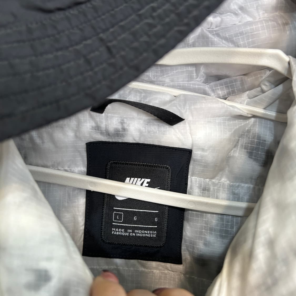 나이키 남성 블랙 암스우시 빅포켓 후드 풀오버 아노락 100 상품이미지2