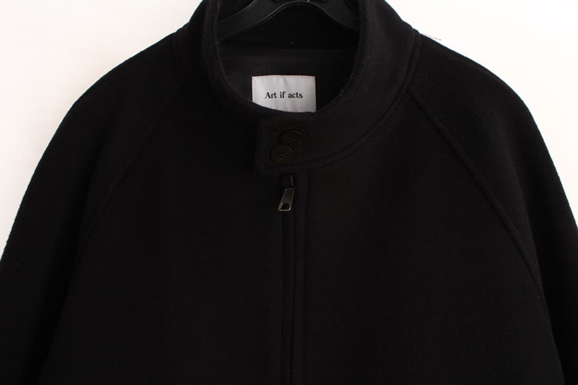 L 아트이프액츠 모직 캐시미어 해링턴 자켓 상품이미지2