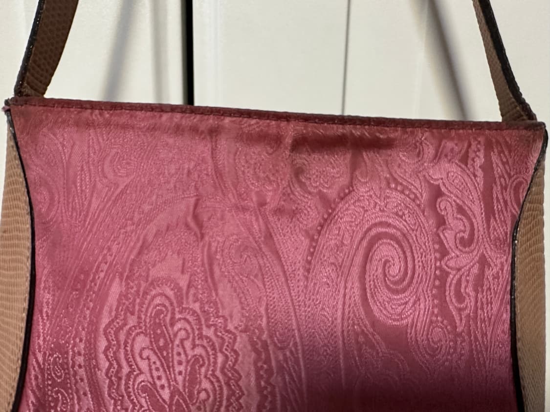 에트로 핑크 페이즐리 숄더백 빈티지 가방 상품이미지4