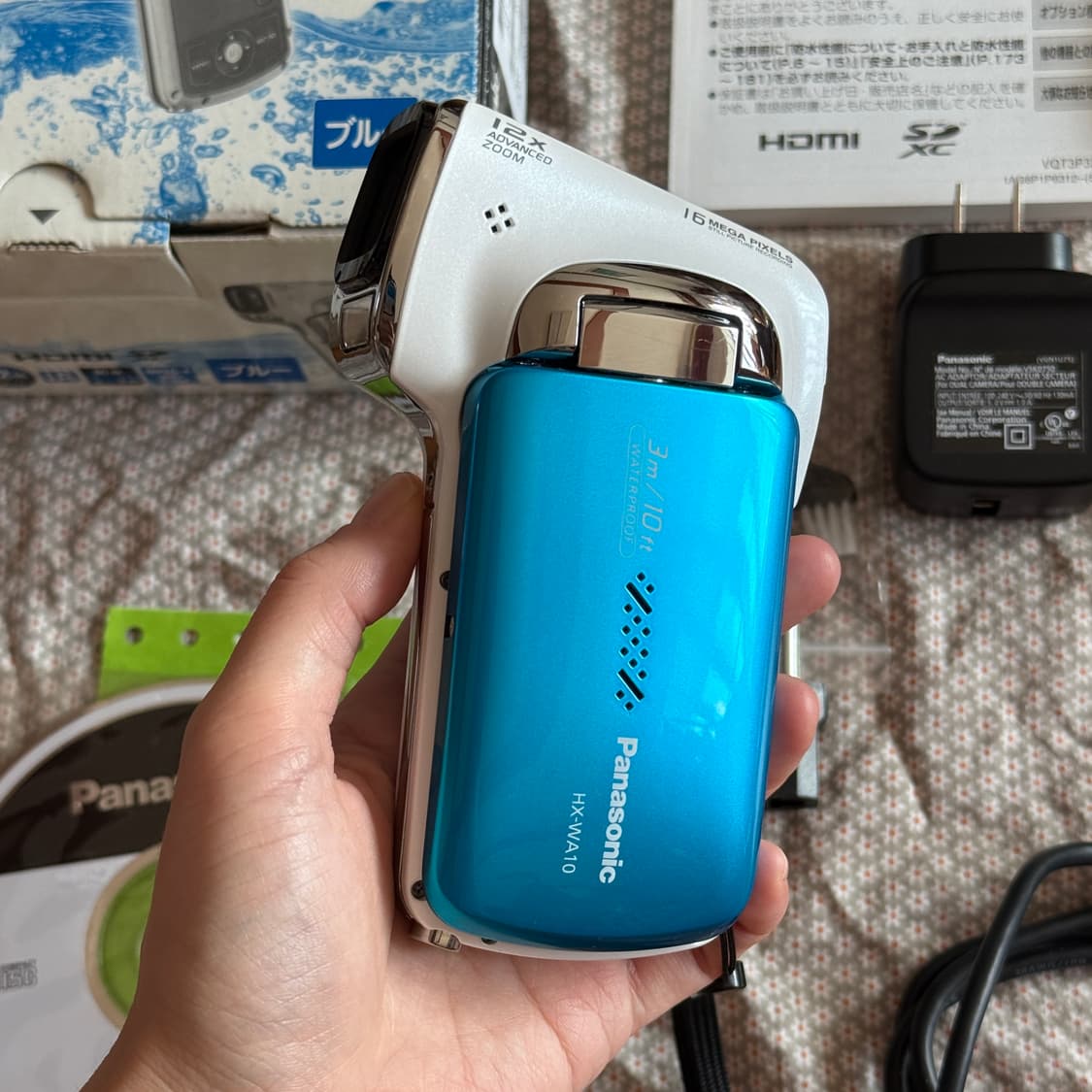 풀박스 파나소닉 HX-WA10 빈티지캠코더 산요 CA100 디카 카메라 상품이미지2