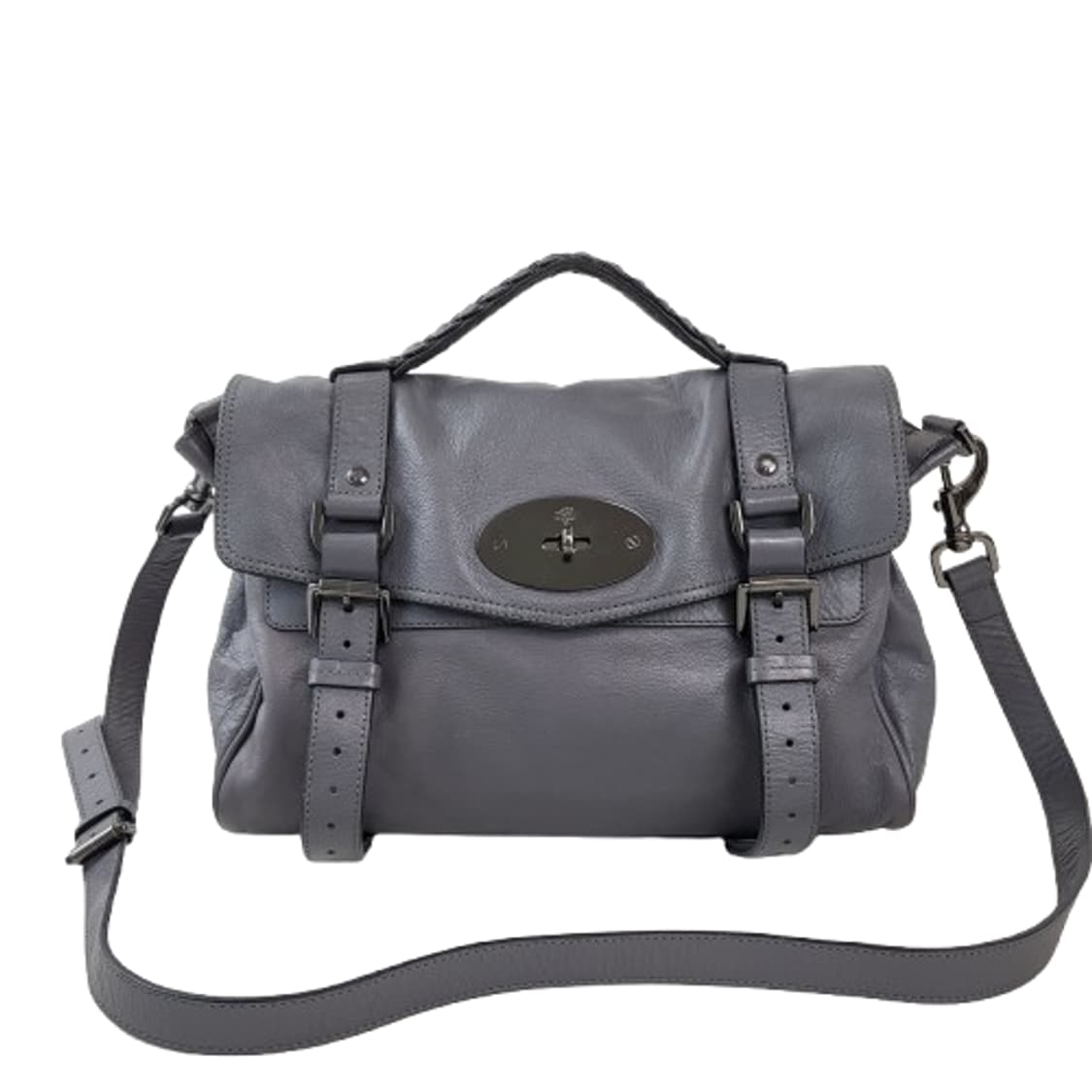 정품 멀버리 알렉사 메탈그레이 미듐 상품이미지1