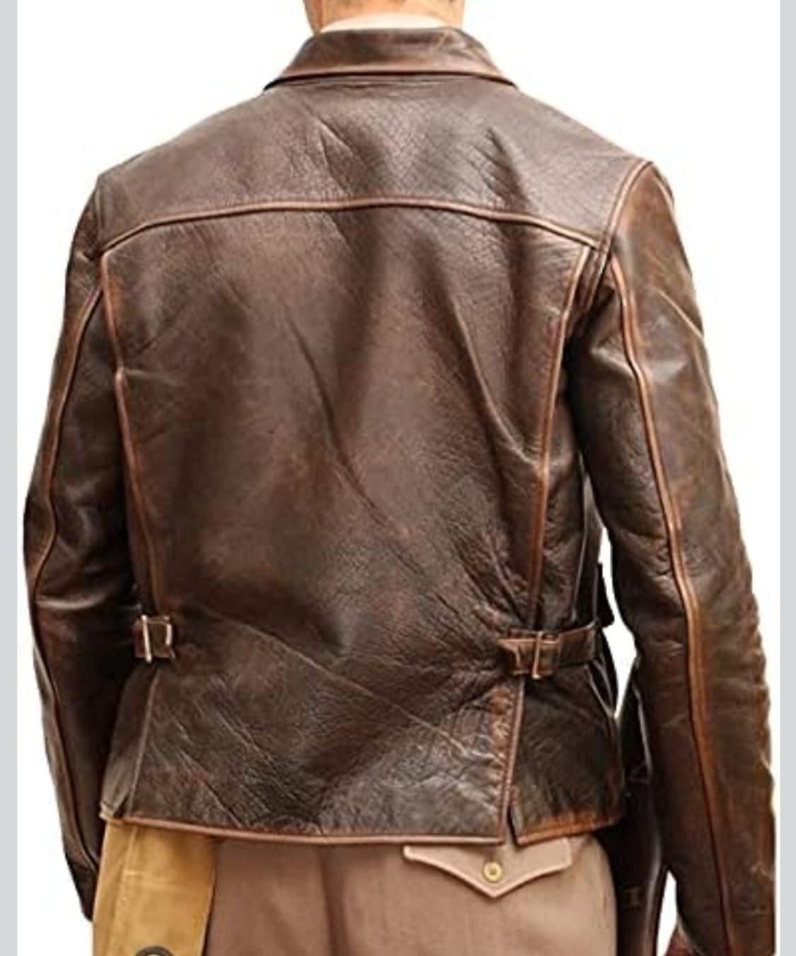 빈티지 인디아나존스 해리슨 리얼레더 자켓 상품이미지3
