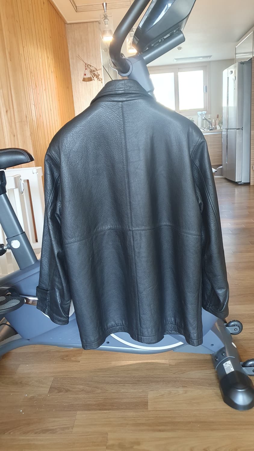 GINGIS 블랙 그레인 소가죽 카코트 상품이미지2