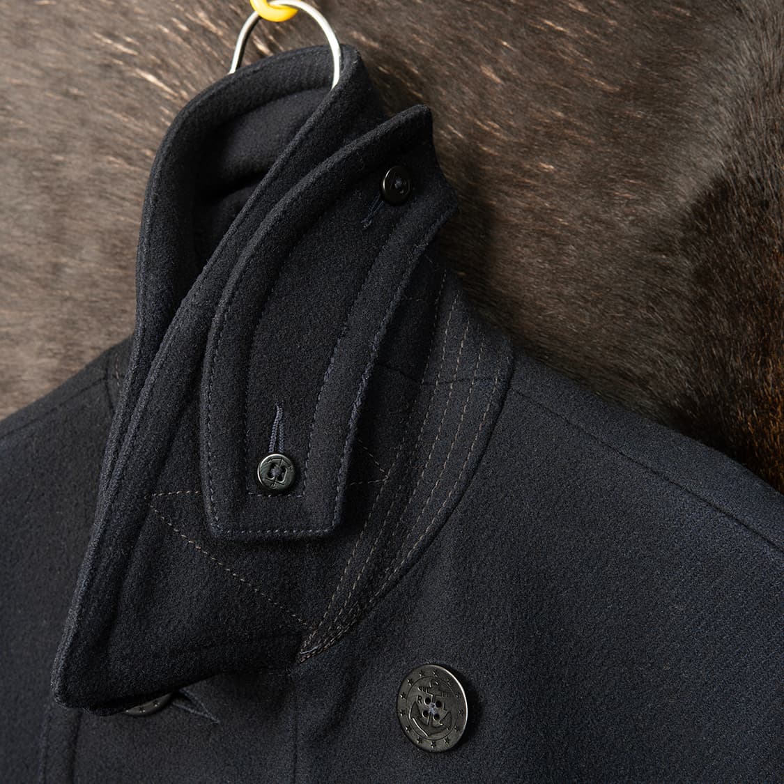 [103] 폴로 랄프로렌 울 해군 피코트 네이비 MO-2566  상품이미지3