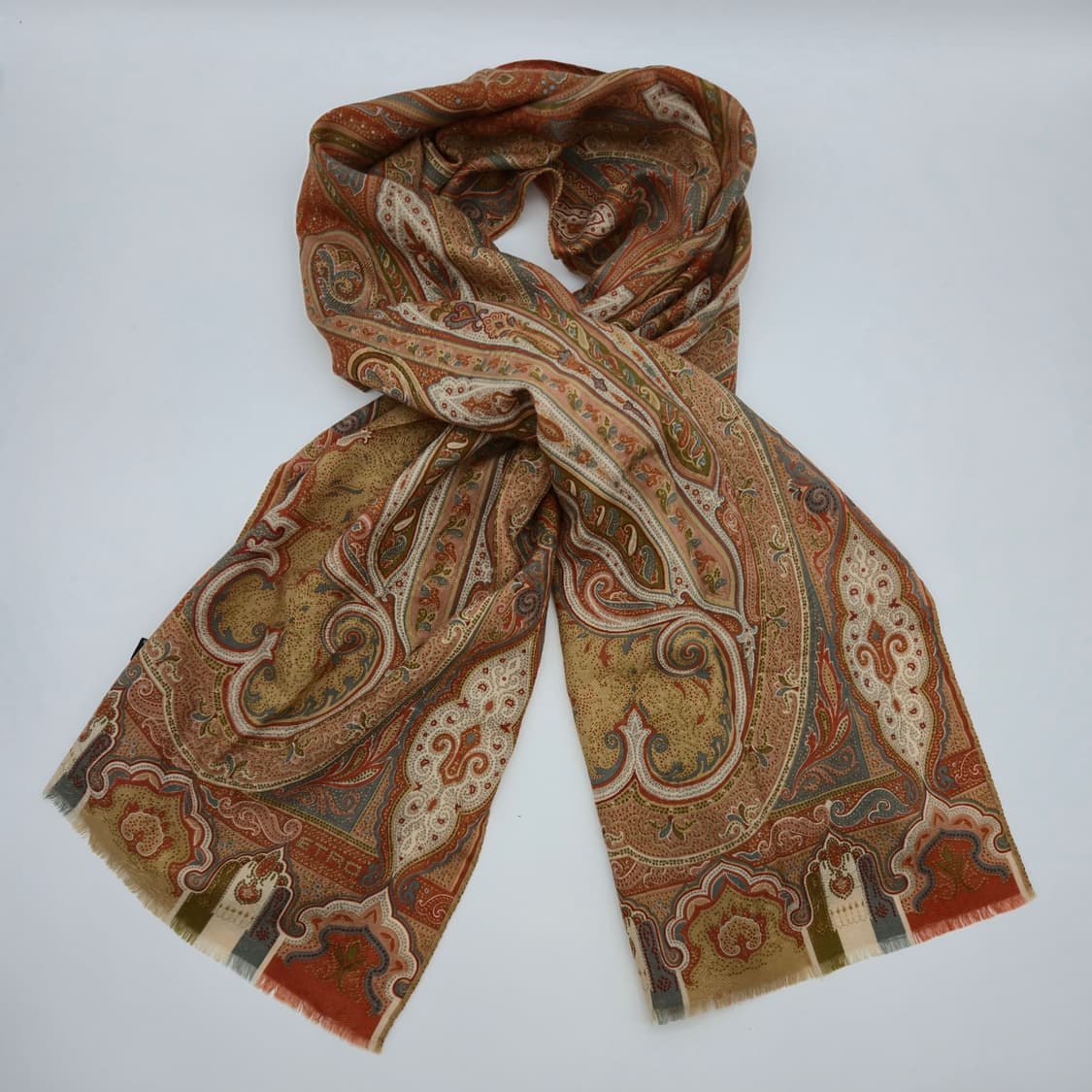 ETRO 에트로 울 실크 머플러 스카프 [JBFS10751-81-04] 상품이미지9