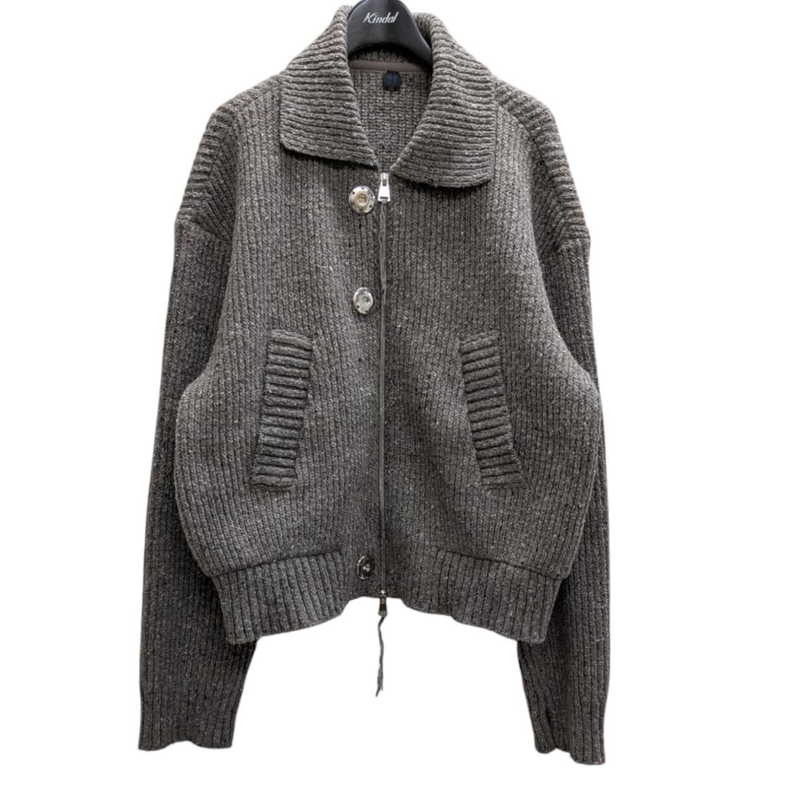 [3] OUAT 메타 집 니트 자켓 상품이미지1