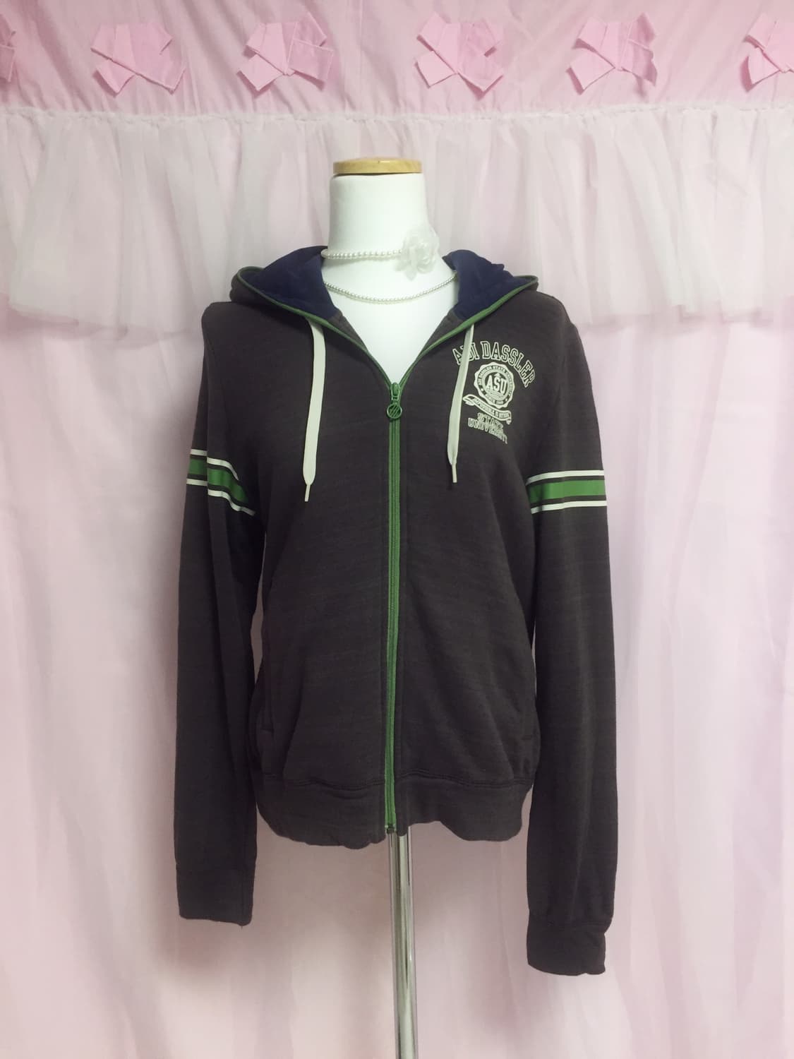 빈티지 아디다스 말차초코 후드집업 상품이미지1