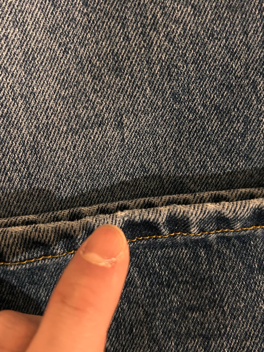 해칭룸 와이드 커브진 블루 4 상품이미지4