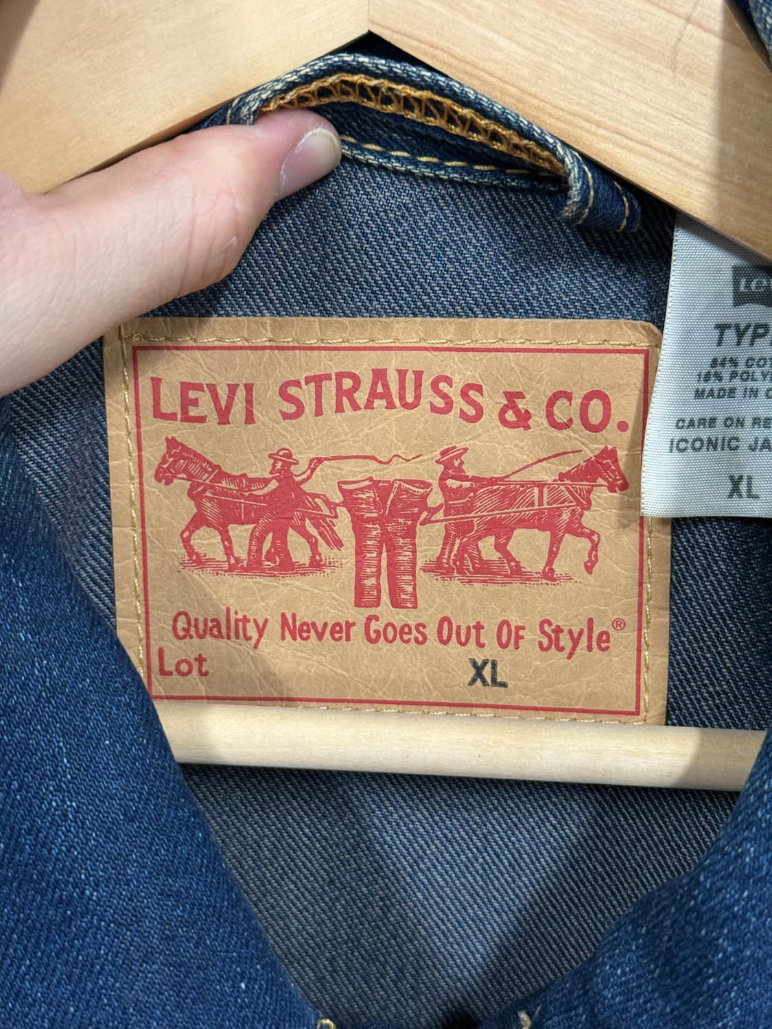 Levi's Iconic Type 1 Denim Jacket 상품이미지7