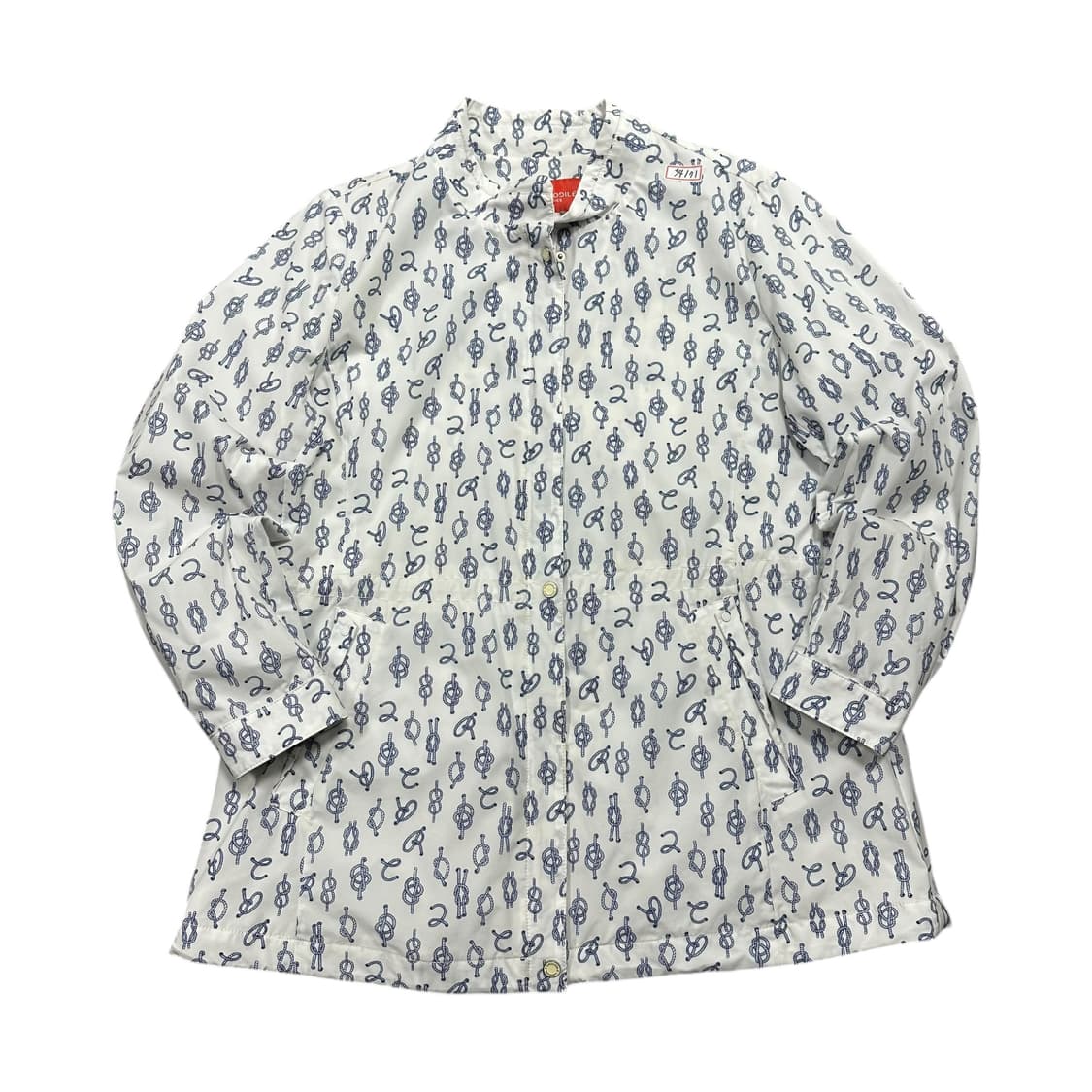 ✨ (바배) 크로커다일 허리조임 화이트 바람막이  상품이미지2