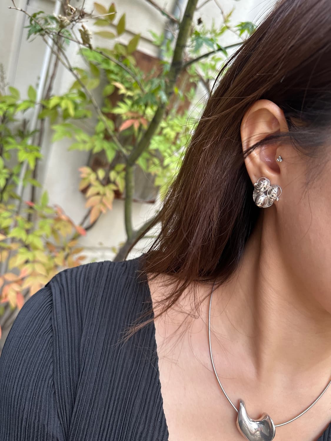 Georg Jensen Vintage Silver Clip Earring 상품이미지8