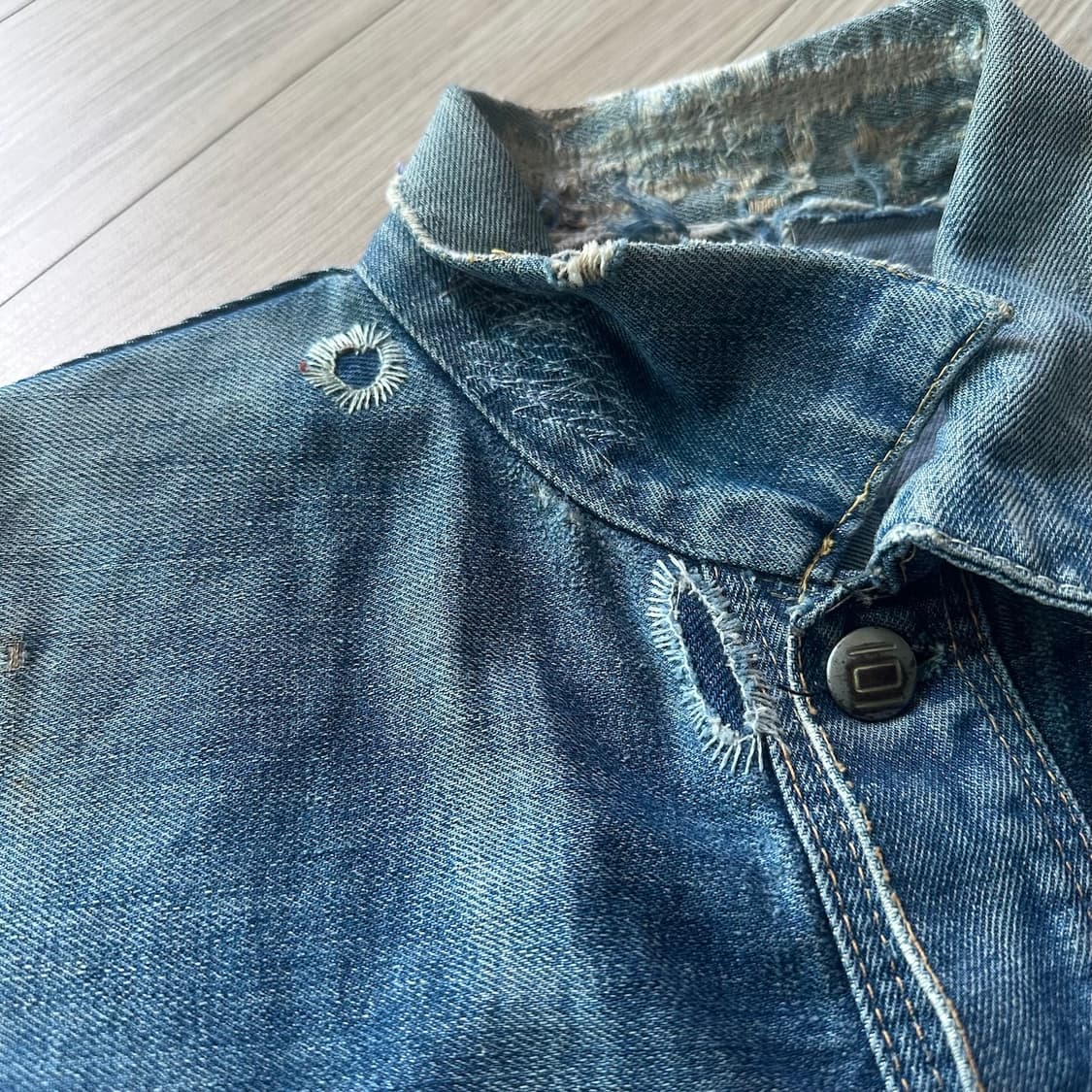 1940s USA 101 Buckle Back Denim Jacket 상품이미지9