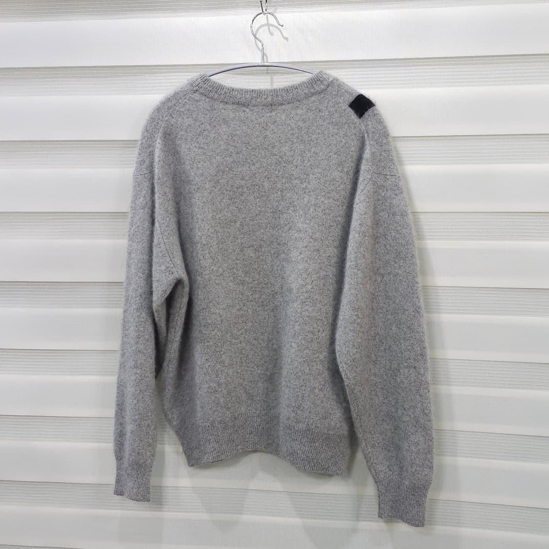 JAPAN 빈티지 캐시미어100 V넥 니트 스웨터- 우먼L 상품이미지6