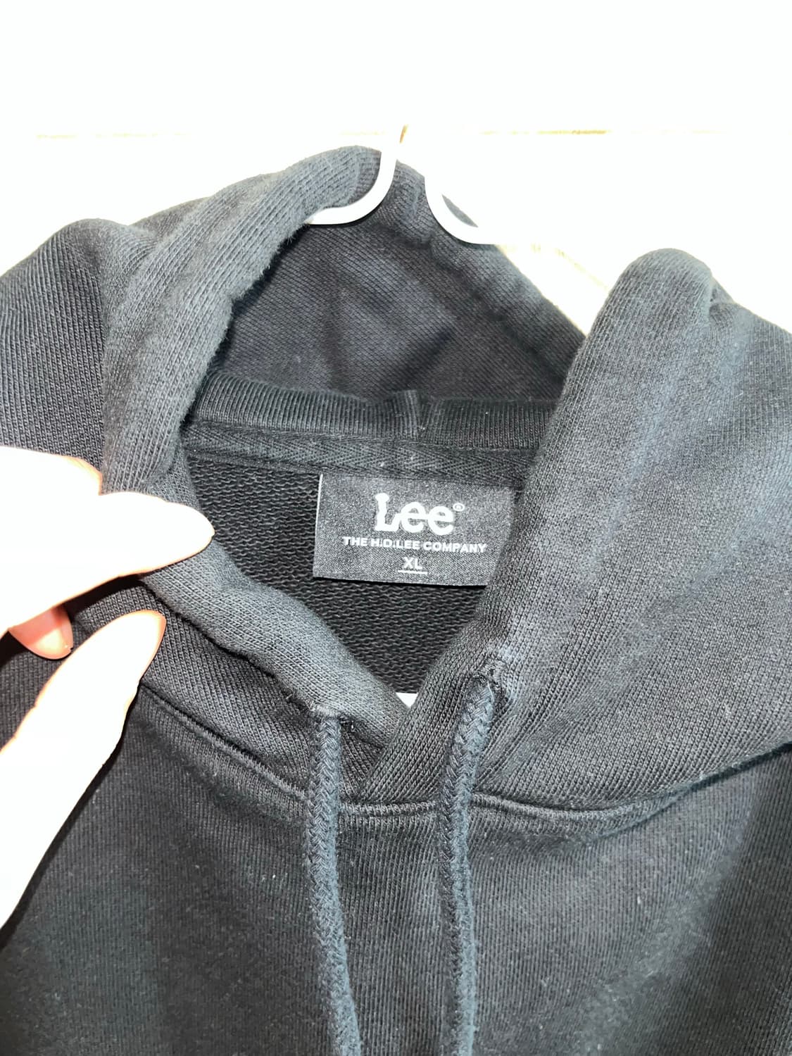 Lee 검정 후드티 XL 상품이미지5