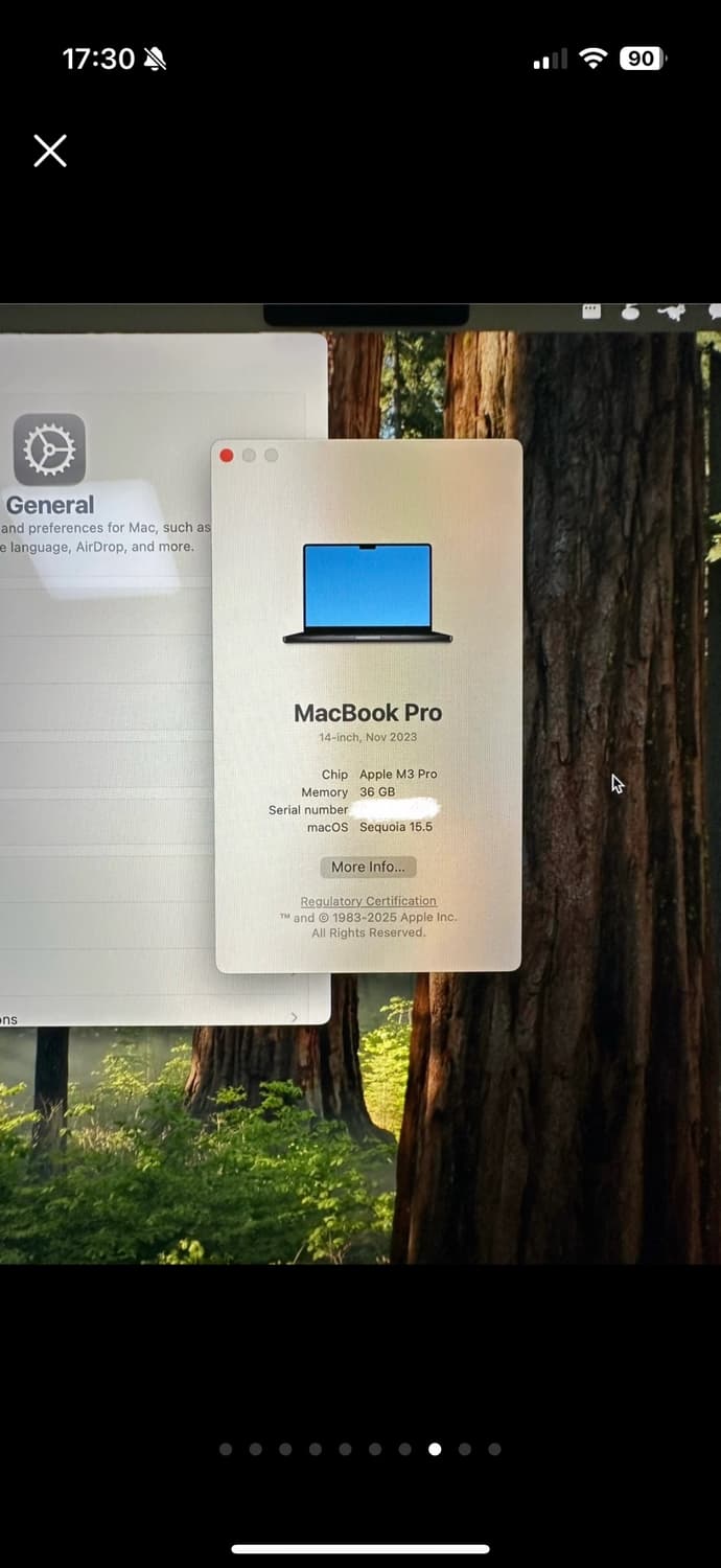 가격내림)맥북 프로 14인치 M3 Pro 칩, 36GB RAM 모델 싸게 상품이미지1