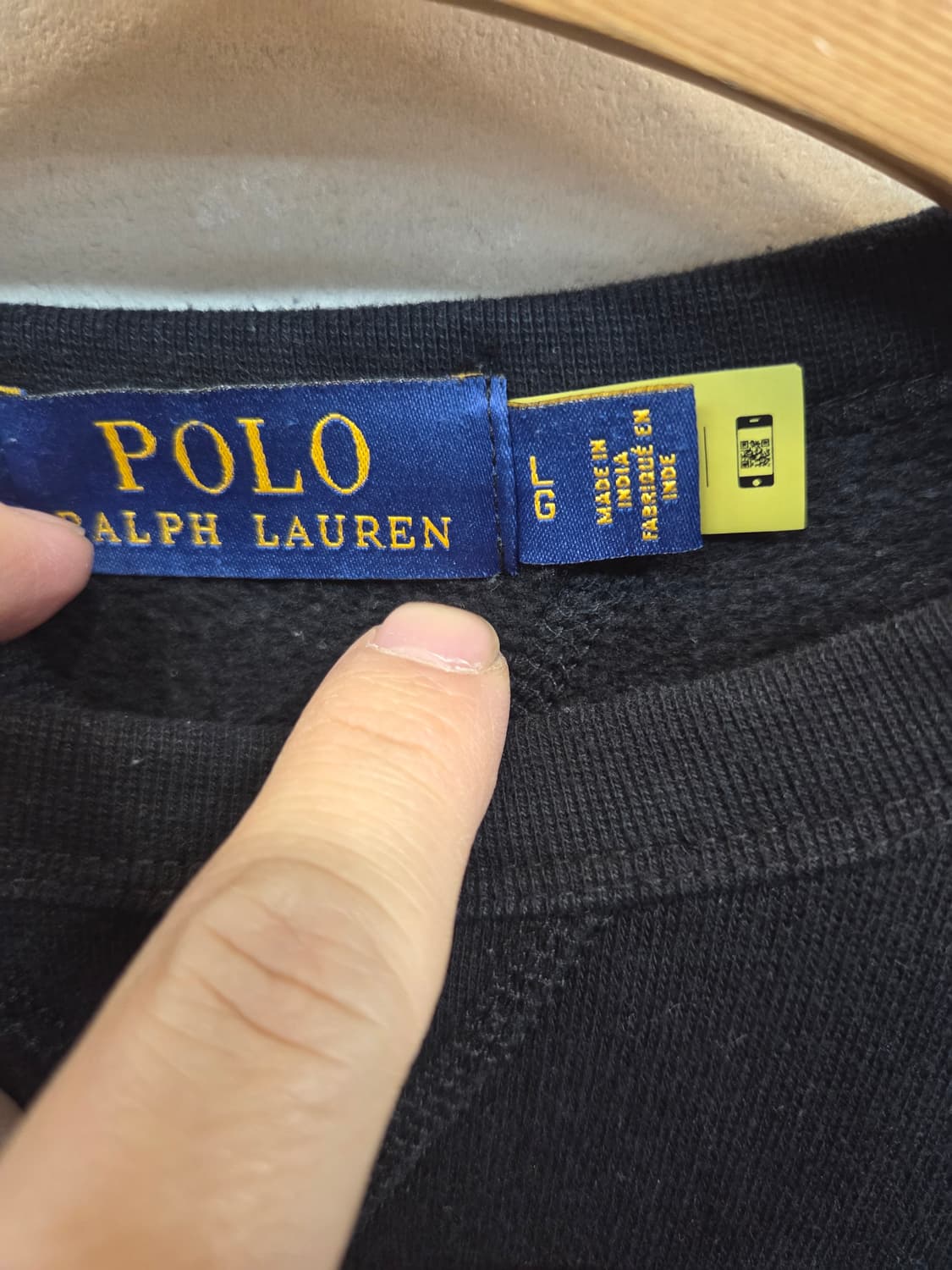 폴로랄프로렌 기모 숏 맨투맨 Lg 상품이미지3