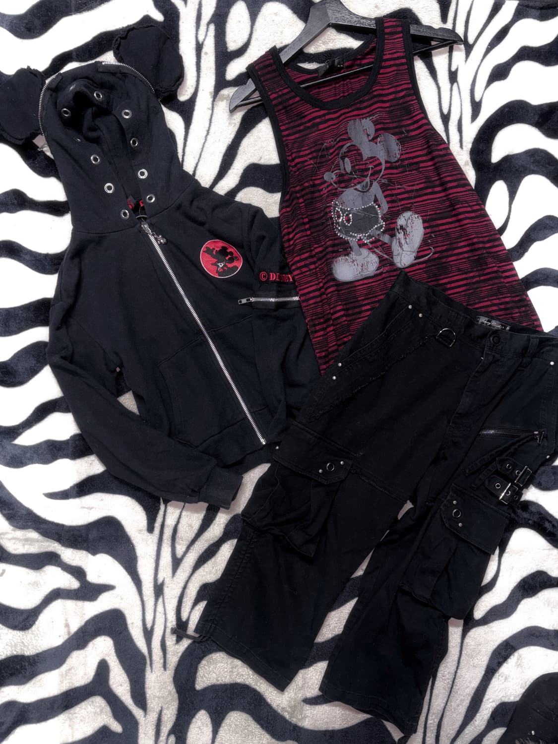 펑크 미키마우스 코디세트 상품이미지1
