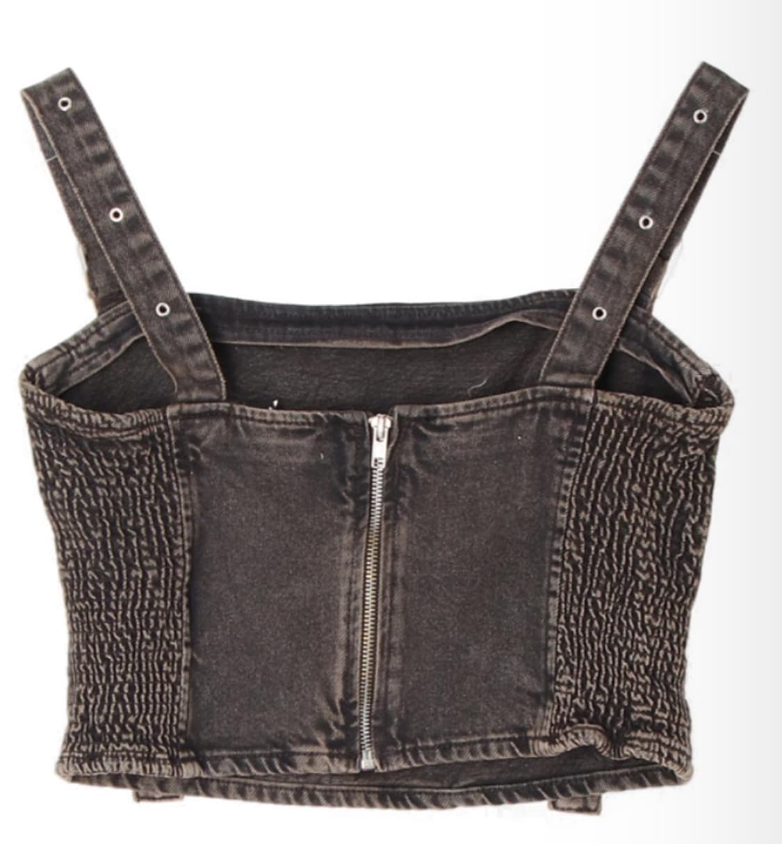 자라 워싱 데님 민소매 탑 상품이미지2