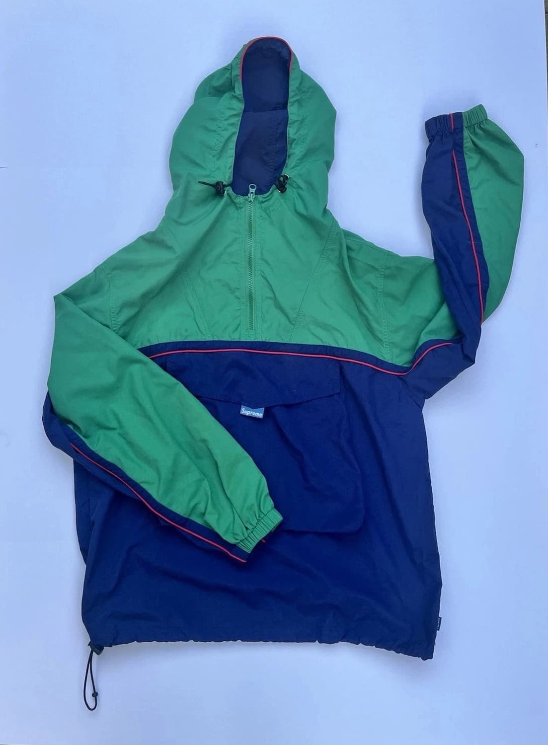 18SS 슈프림 스플릿 아노락 그린/네이비 상품이미지1