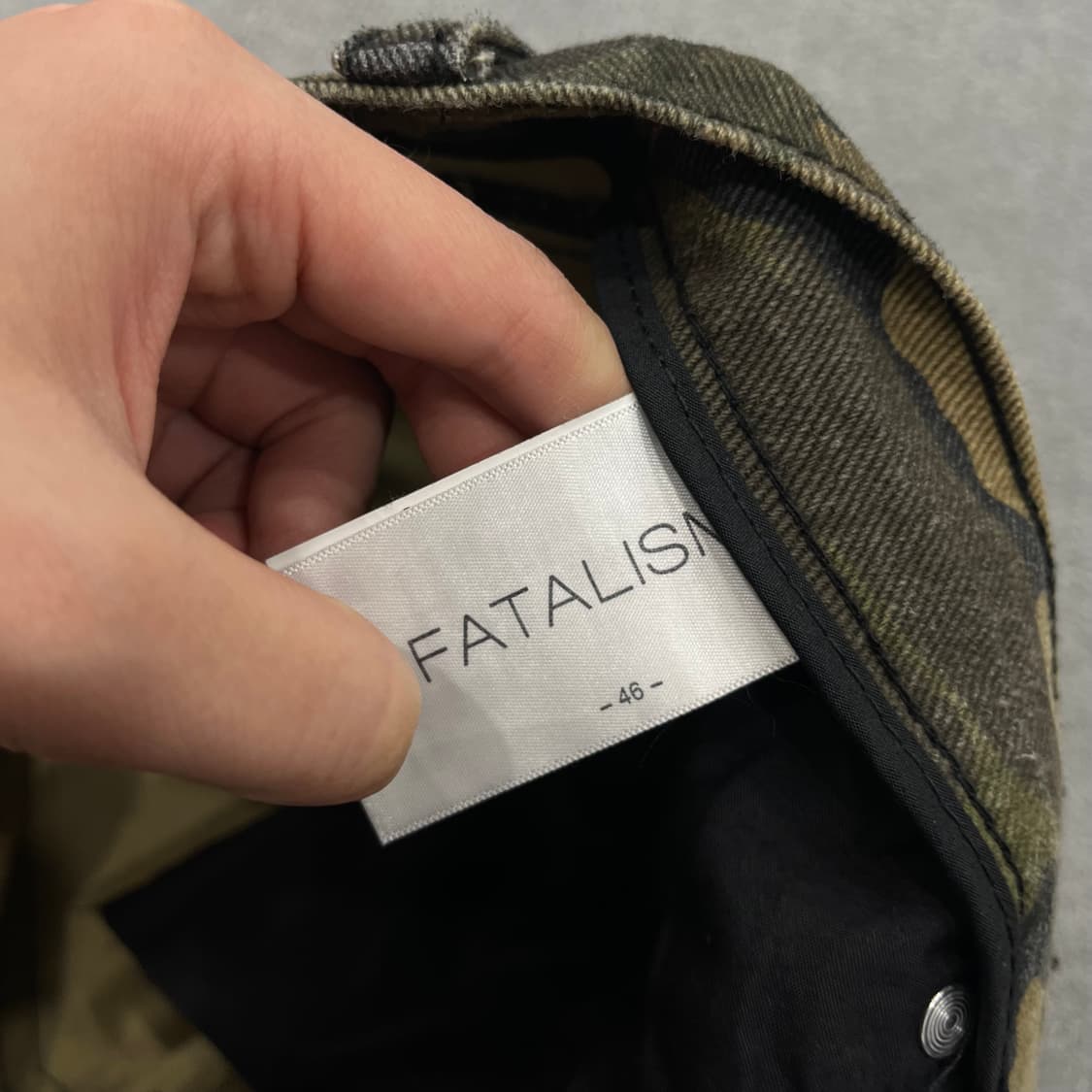 46 페이탈리즘 밀리터리 카모 바지 상품이미지9